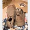 New Thick-soled Snow Boots for Women, Short Boots with Fleece Waterproof Cotton Shoes