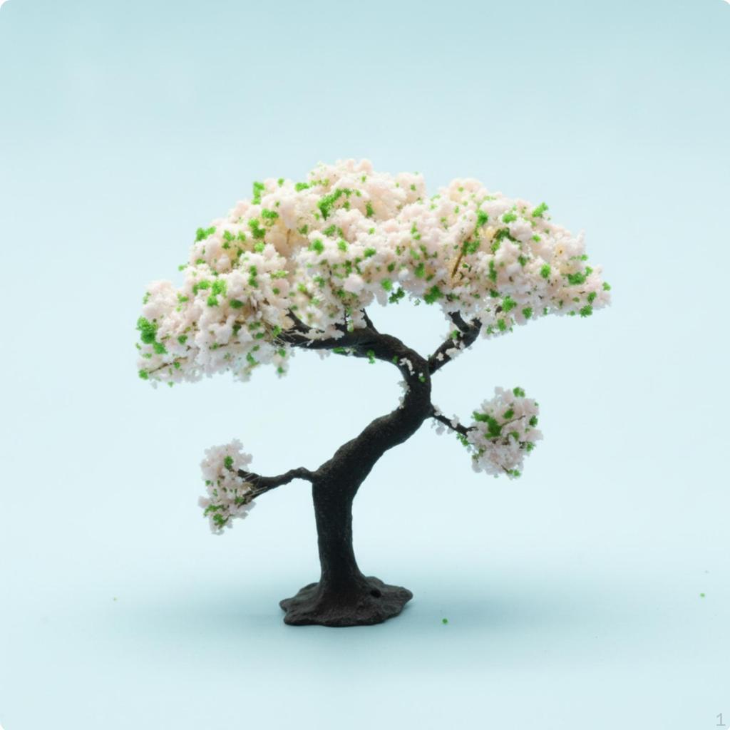 Miniature Cherry Blossom Tree DIY Crafting Artificial Japanese Flowering Model