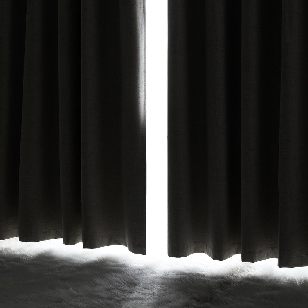 Natural Linen Full Blackout Curtain Indoor And Outdoor Partition Waterproof, Temperature Insulation And Noise Reduction Curtain Fabric