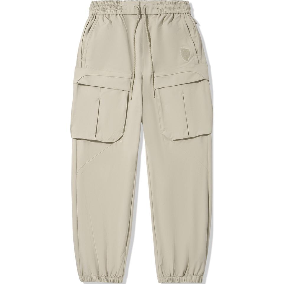 

Li Ning Серия Кунг-фу Свободные Удобные Дышащие Спортивные Длинные Брюки Мужские низы Li-Grass AYKV395-4 L