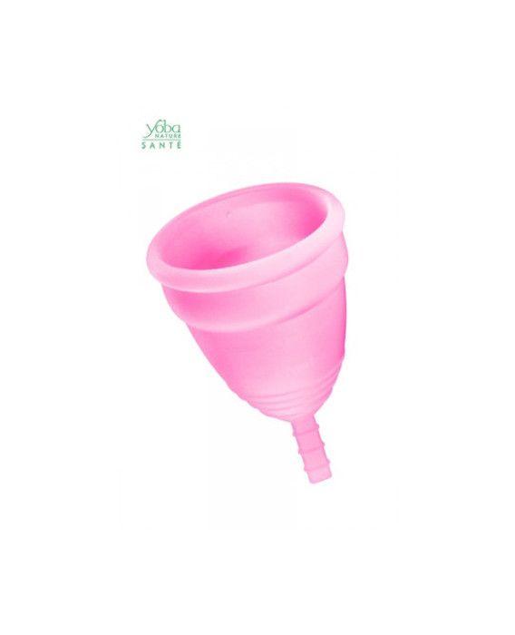 Menstrual Cup - Yoba Nature - Large - Premium Silicone - Use Up To 8 Hours - Leak-proof