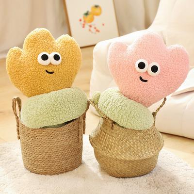 Big Size Tulip Flower Plush Pillow Stuffed Plant Flower Plush Toy Home Decoration Hug Pillow Cushion Creative Birthday Gift