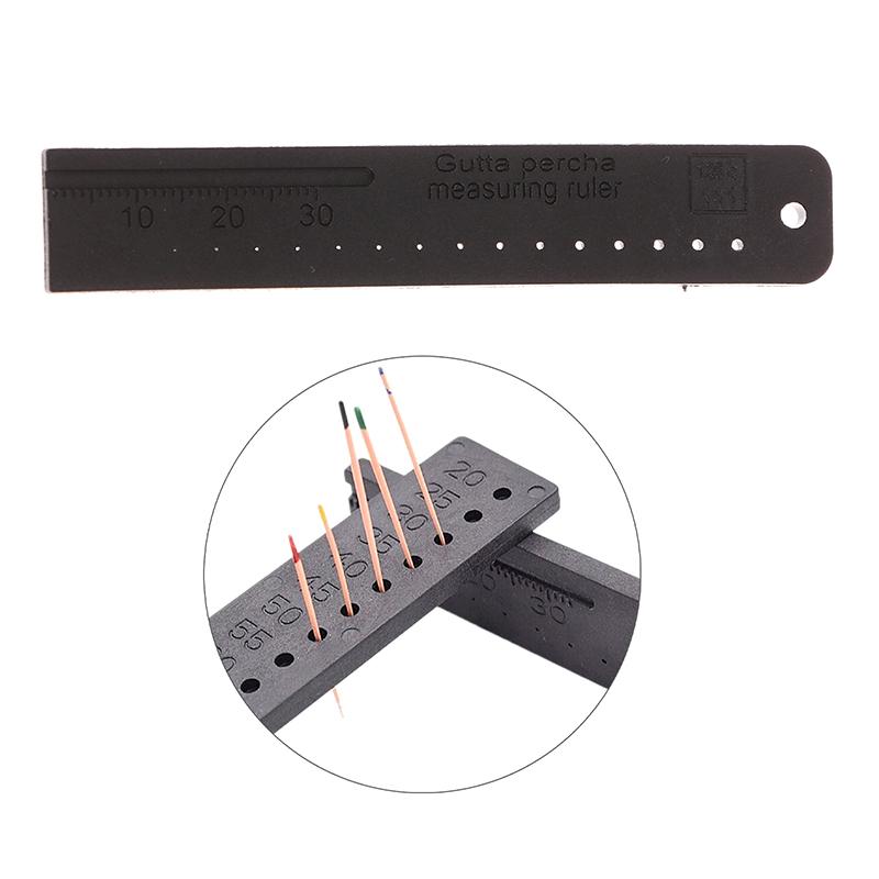 Règles endo dentaires pour jauge de point de gutta-percha, règle de mesure d'étalonnage, échelle de mesure de portée, instruments endodontiques, dentisterie