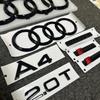 The New ABS Letter 3D Sticker Quattro Sline 2.0T Is Suitable for the Modification of Lpdv0 A4 2008-2017 Glossy Black Suitcase.