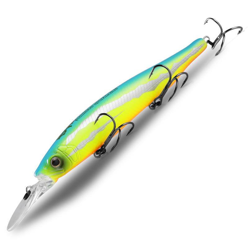 BEARKING 128mm 22.9g Depth2 - 3m Wobbler Top Fishing Lures Hard Bait Minnow Quality Hooks Fishing Accessories For Fishing Tackle