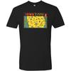 T Shirt Vtg Travel Art Cotton Tourist Retro Vacation Iowa Hawkeye State Black