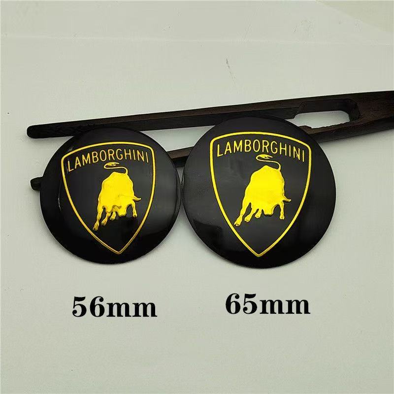 Wheel Decoration and Labeling Stickers 1pc Wheel Hub Modification Calf Modification Steering For Lamborghini Logo Accessory
