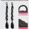 Y2K Highlighted Double Ponytail Braids for Women – Gradient Style