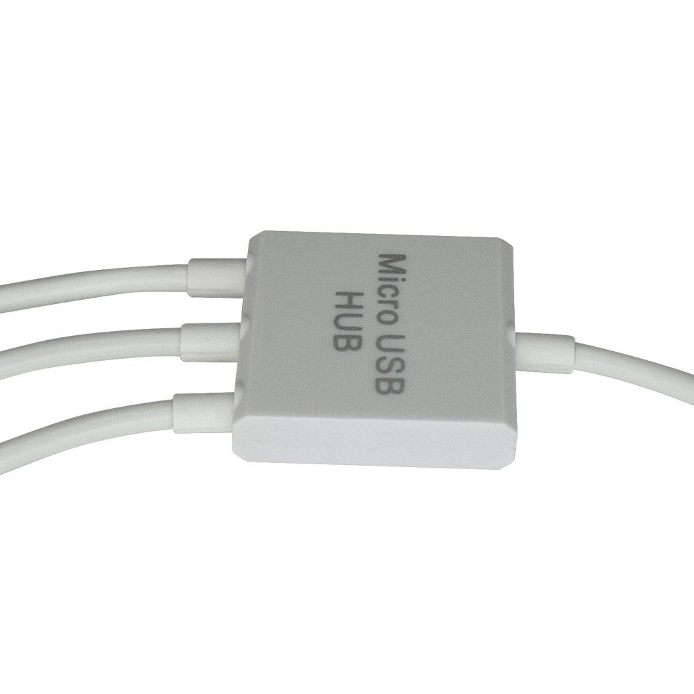 3-Port V8 OTG USB Hub for Mobile - Connects U Disk, Keyboard & Mouse