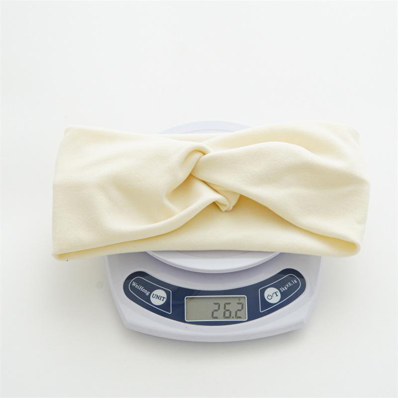 Korean-style hair accessory, vintage chic autumn and winter knitted cross headband, simple Mori girl versatile headband