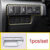 Matt Silver Headlight Button Frame Cover For Mitsubishi Eclipse Cross 2018-
