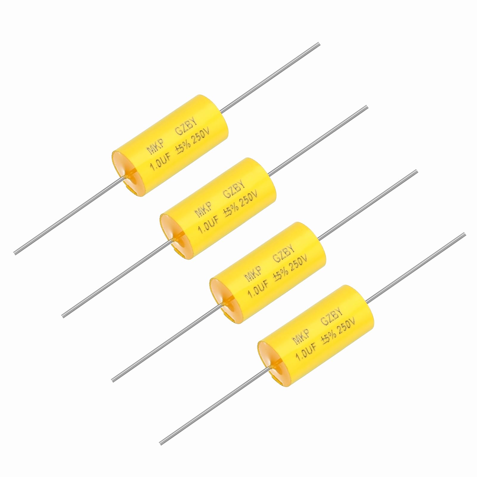 

uxcell 4Pcs1uF Frequency Branching Capacitor 250V Axial Audio Speaker Crossover