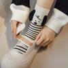 Puppy-shaped socks with wavy ears, knee socks, women's fashion socks