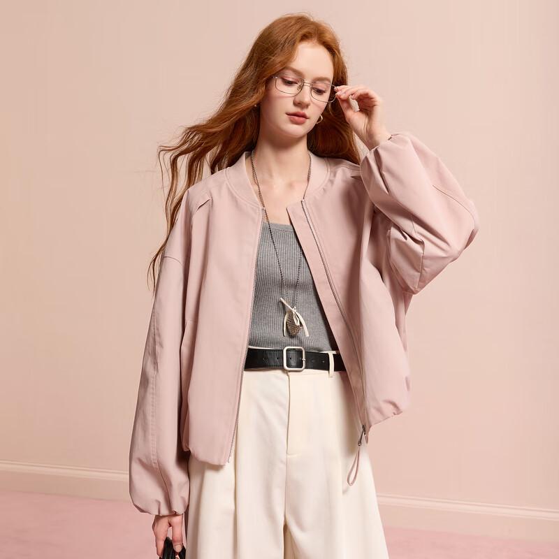 

San Cai 2025 Осенний Повседневный Кардиган на Молнии с V-образным Вырезом S