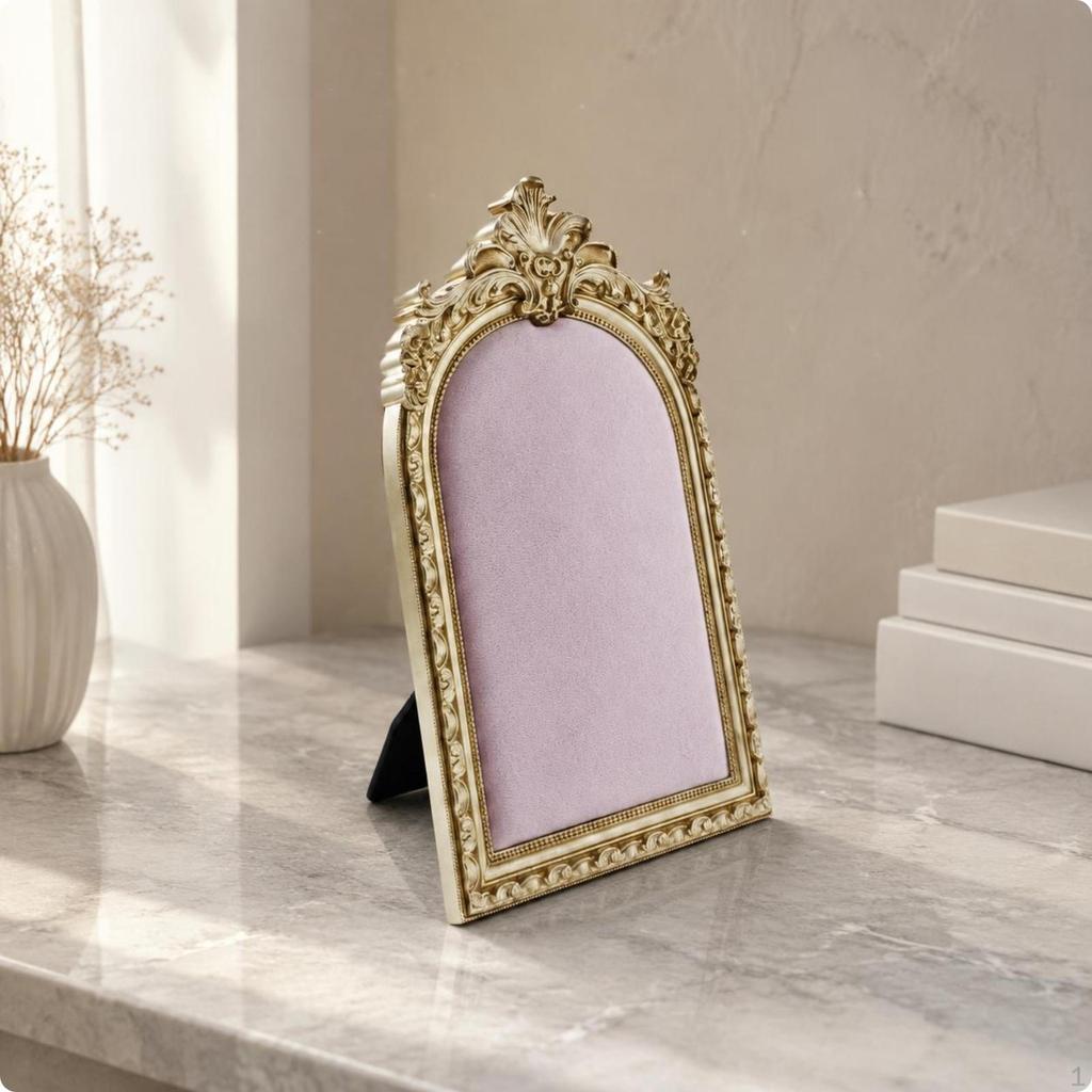 Jewelry Display Frame Antique Vintage Arched Earring Holder for Photography