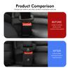 D1-2pcs Car Suede Belt Buckle Protector Anti-Scratch Safety Base For Benz W202 W212 W126 W140 W168 W177 CLS GLE GLC GLS CLA