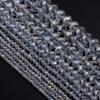 3/4/6/8/10mm Austria Faceted Glass Crystal Beads White Loose Spacer Beads For Jewelry Making DIY Bracelet Necklace Accessories