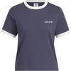 Originals Retro Camp Graphic Simple Round Neck Pullover Short Sleeve T-Shirt Women T-Shirts Dark-Blue JM7973