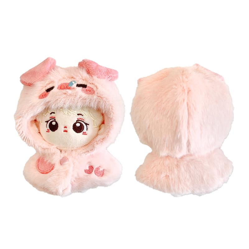 Fluffy Animal Kigurumi (10cm) Pig Plush Clothes Kigurumi Accessories Otaku Doll Mascot Kpopdoll Costume [Used]