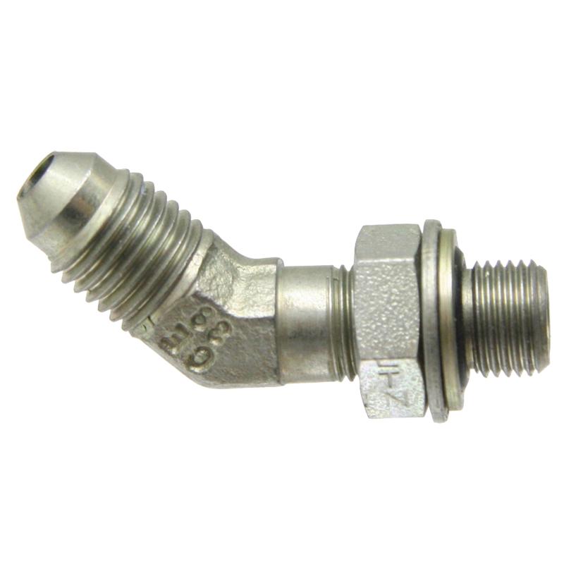 Elbow Connector WAE 7/8 -JIC X 1/2 -BSP 45' 22 GRANITE