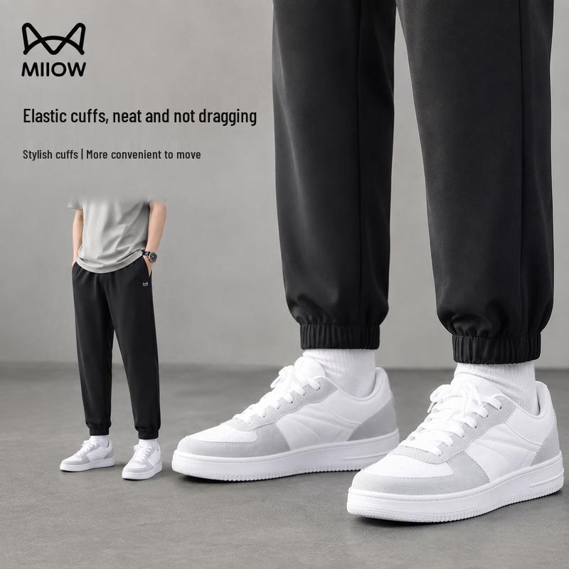 MiiOW Men's Quick-Dry Ice Silk Straight Leg Sports Pants