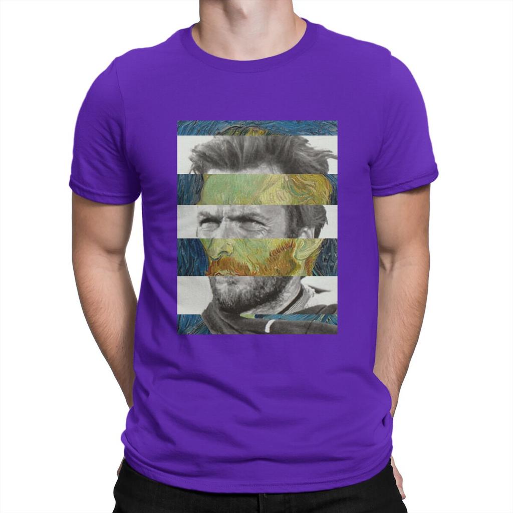 Vincent Van Gogh Post-Impressionist Painter Man TShirt Self Portrait Clint Eastwood Individuality T Shirt Original New Trend