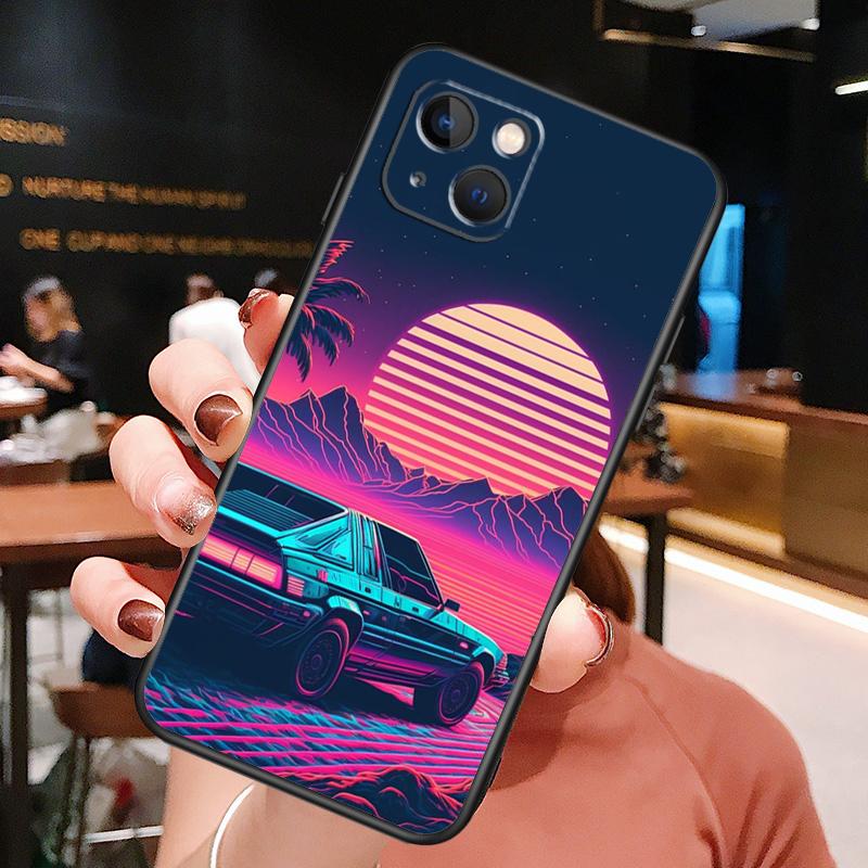 Japan JDM Sport Car Phone Case For iPhone 16 Pro Max 15 13 12 11 14 Pro Max Plus 12 13 Mini XR 16e Funda Cover
