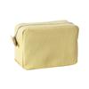 Makeup Bag Solid Color Large Capacity Zipper Closure Cosmetic Pouch Skin Care Product Travel Storage Pouch