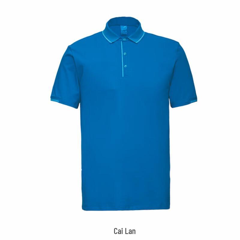 

Мужское хлопковое поло с лацканами и лазерной гравировкой