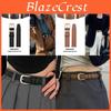 Stylish Vintage Womens Belt For Summer 2024 With Durable Two Layer Leather Design