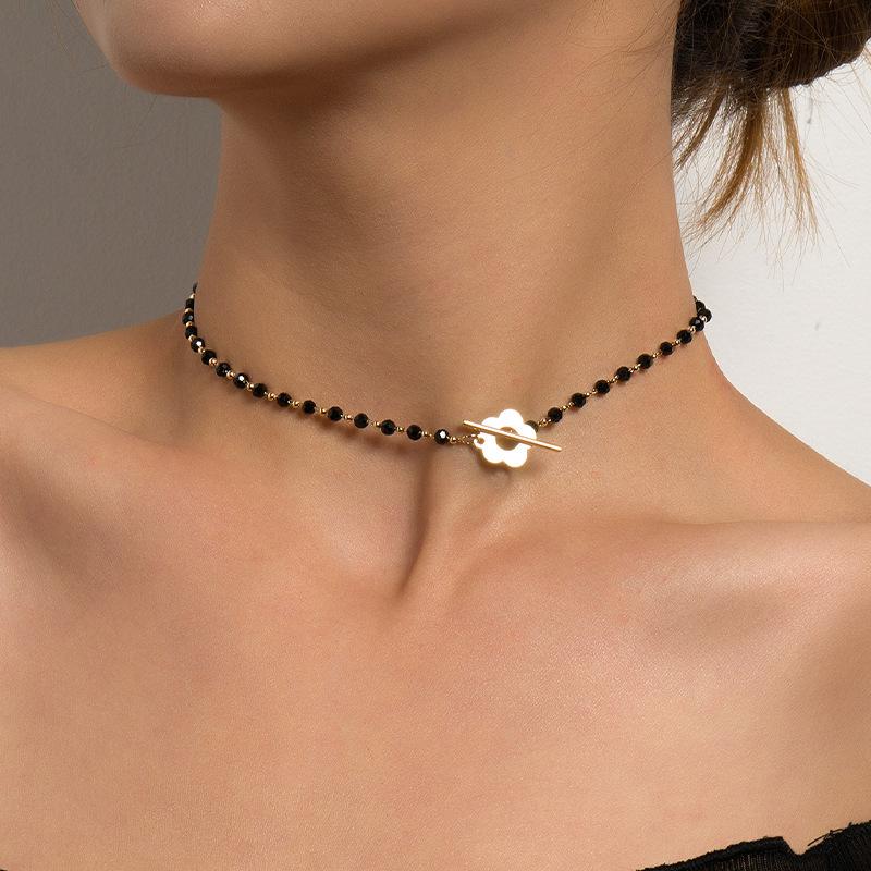 Trend Elegant White Imitation Pearl Beads Choker Clavicle Chain Necklace For Women Wedding Jewelry Choker Collar