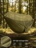 Double Outdoor Camping Travel Hammock with Mosquito Net and Anti-Rollover Design