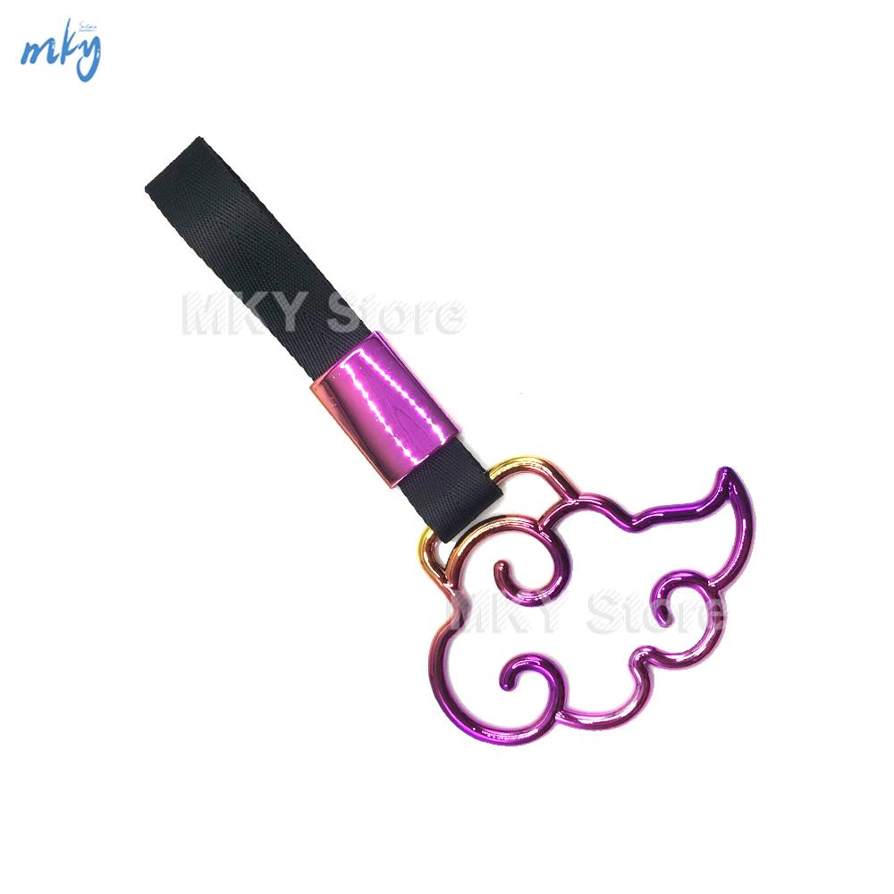 Kolorowy pierścień Tsurikawa serce JDM wyścigi pociąg autobus uchwyt pasek na rękę stylizacja pasek z zawieszką Drift akcesoria samochodowe pasek samochodowy