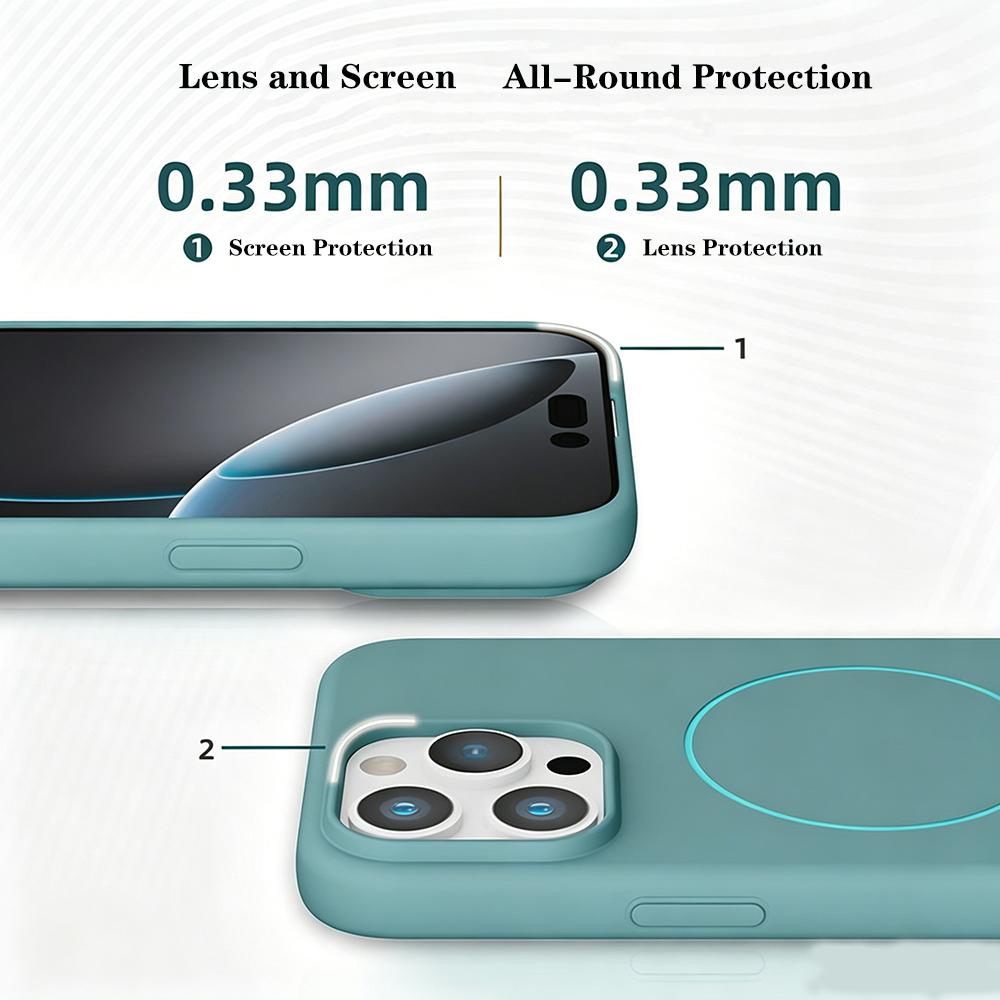 Magnetic Matte Soft TPU Phone Case For Magsafe iPhone Air 17 E 17E 16 15 Plus 14 13 12 11 Pro Max X XS XR 16E Anti-drop Solid Color Protective Cover