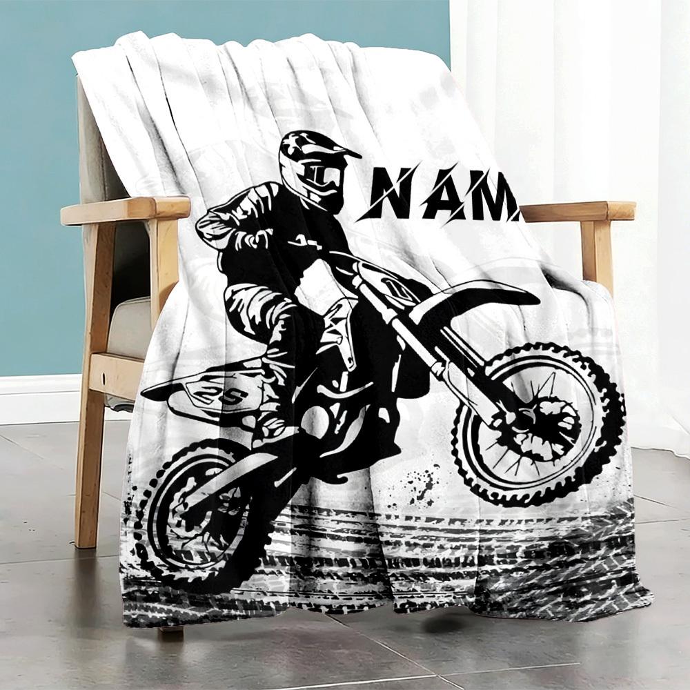 Customize Your Name Home Blankets Comfortable Soft Lightweight Allseason Multipurpose Blanket For Picnics Sofas Offices Beds Living Rooms Perfect Gift