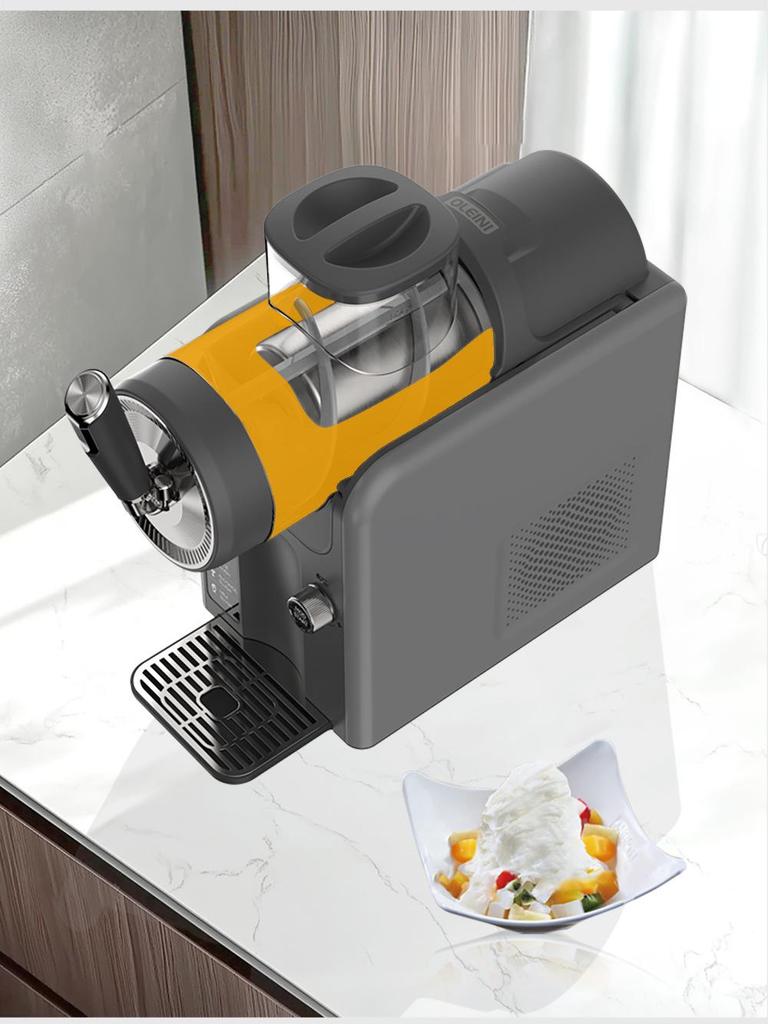 Kompakte Schnee-Schmelz- & Eismaschine: Multifunktionale Selbstreinigung für Milchshakes, Smoothies & Slush-Eis.