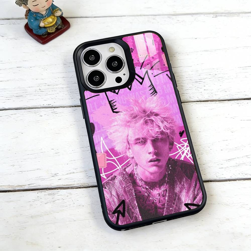 MGK Machine Gun K-Kelly Phone Case For iPhone17,16,15,14,13,12,11 Plus,Pro Magnetic For Magsafe Wireless Charging
