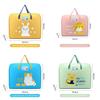 Kids Cartoon Cute Storage Bag For Bed Comforters With Oxford Fabric For Bedroom Organization