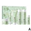 6-Piece Camellia Skincare Set with Cleanser Toner Essence Lotion Cream and Mask for Hydrated Glowing Skin