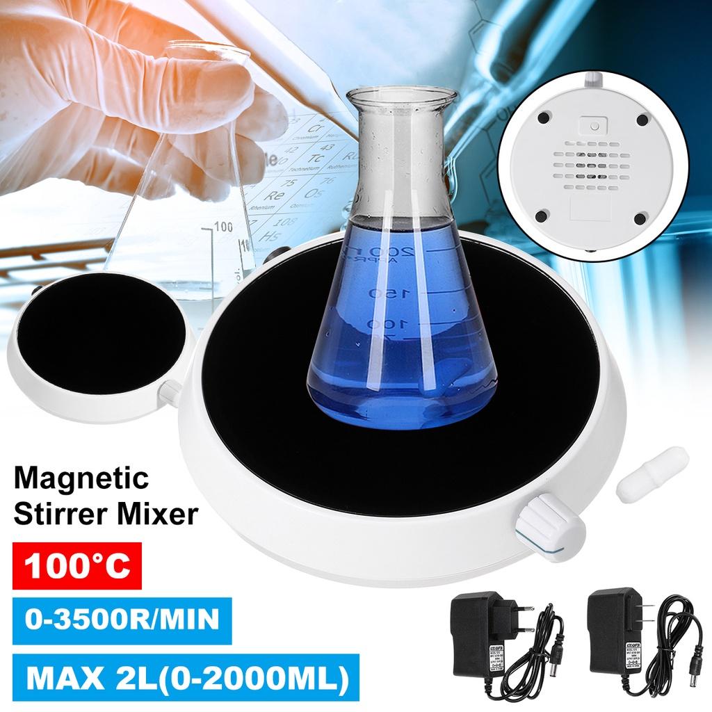 2000ML Magnetic Mixer Stirring Capacity for Home Lab Educational Magnetic Stirrer Laboratory Equipment Magnetic Agitator