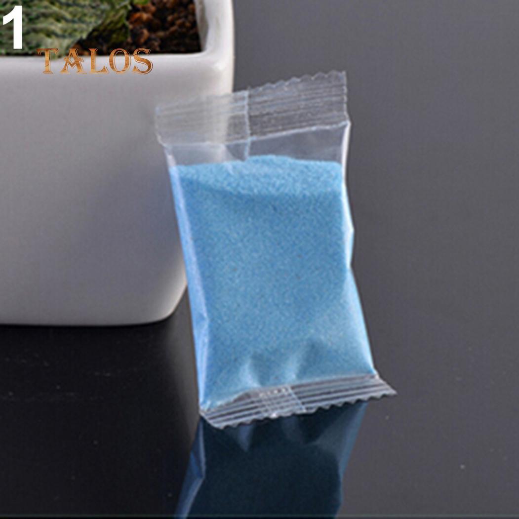 

Кварцевый разноцветный песок для декора и аквариума, 1 пакет синий