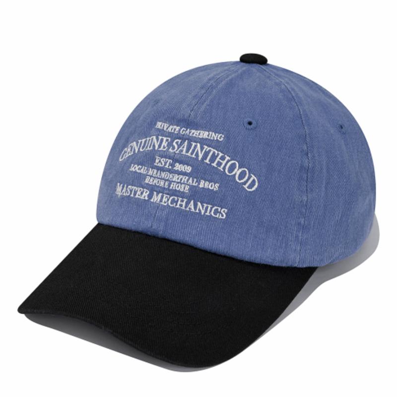SAINTPAIN SP G.SAINTHOOD BALL CAP-BLUE