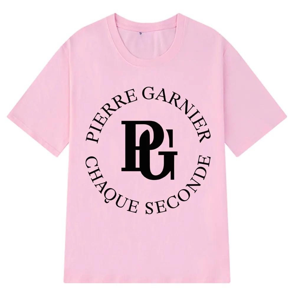 Pierre Garnier Chaque Seconde 2025 Album Tour Tshirts Hip Hop Fashion Tshirt Men Clothing 100 Cotton Casual TShirt Streetwear