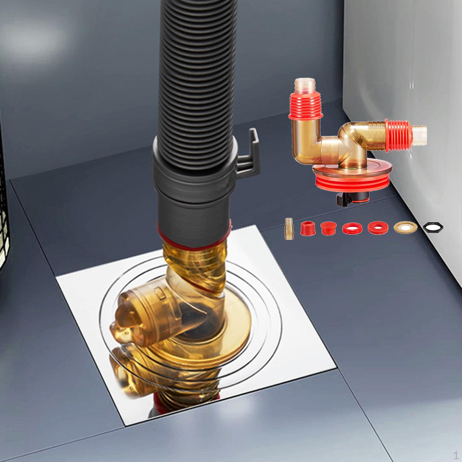 

Крышка адаптера для сливного трапа в пол с соединителем для труб, прочная портативная канализация для раковины