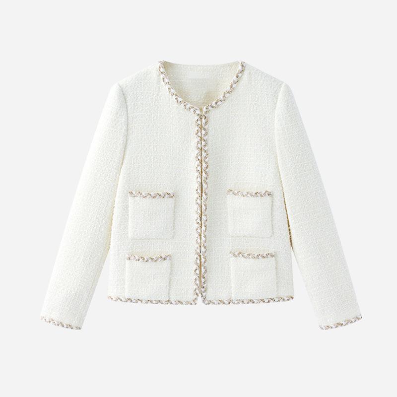 2025 New Arrival Women's Elegant French Chic Tweed Short Suit Jacket