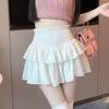 Spring and Summer New Korean Version of Sweet Waist Spice Girl Style High Waist Thin Puffy Cake Skirt