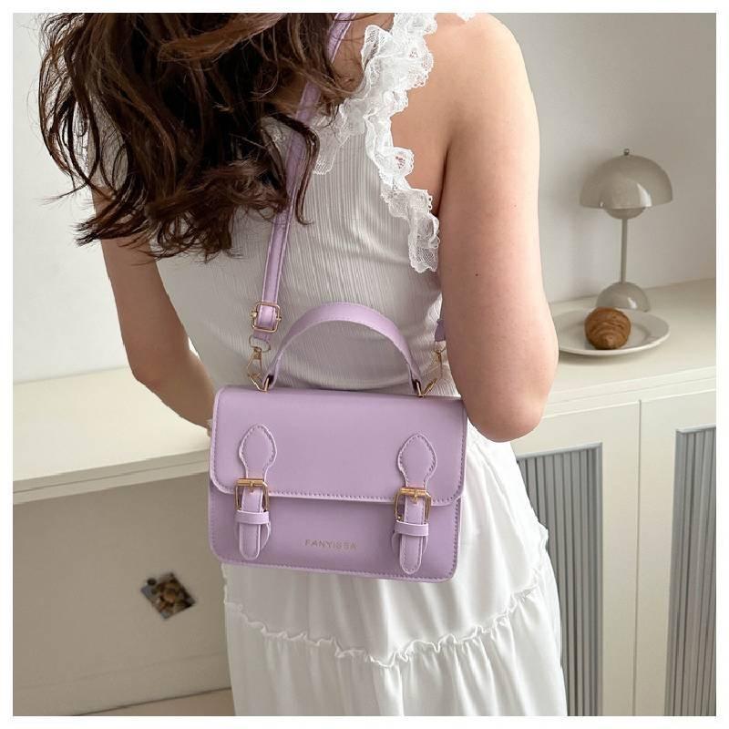 Stylish Casual Shoulder Bag For Women 2024 Fashionable Chic Pu Material Handbag