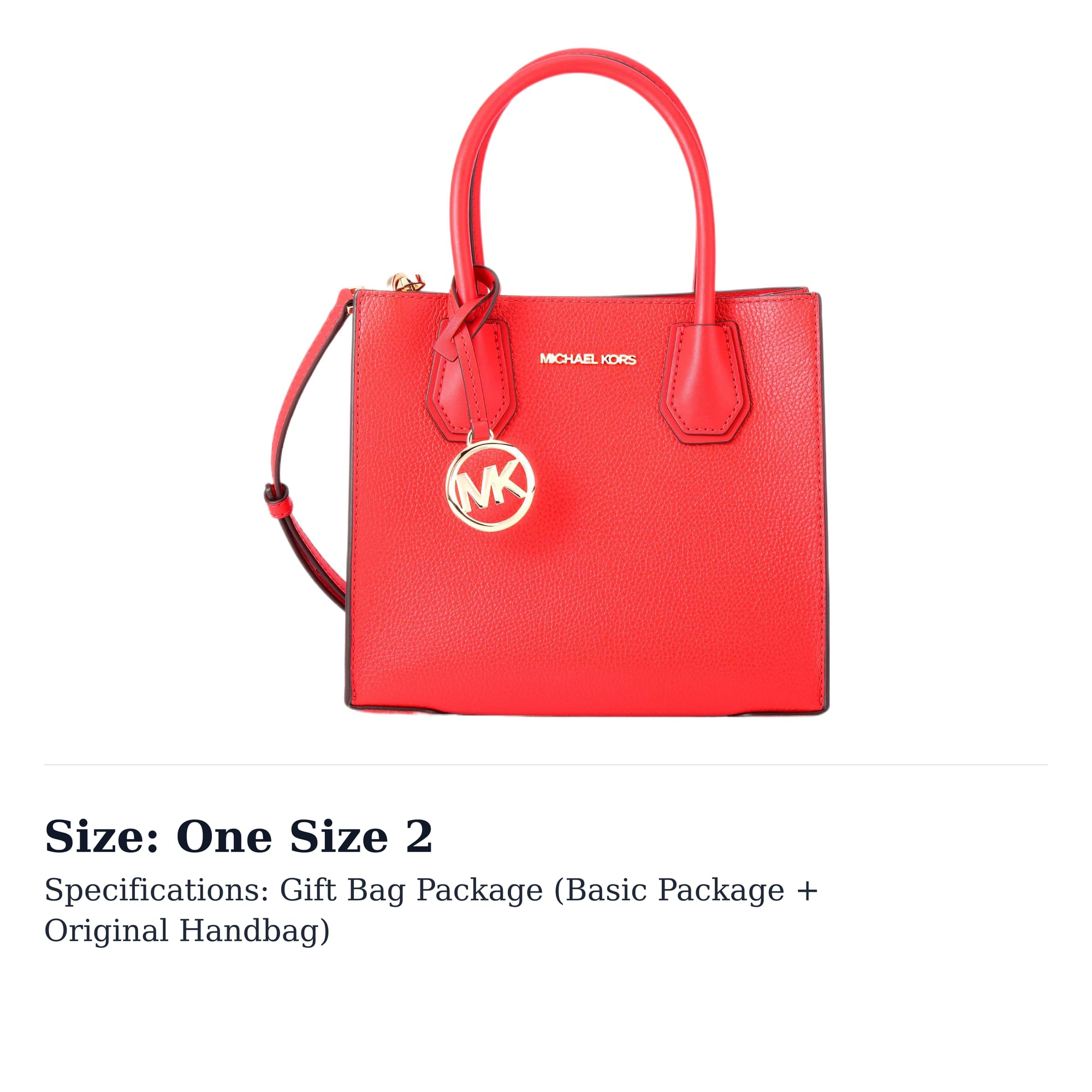 MICHAEL KORS Leather Tote Bag, Shopping