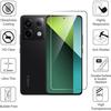 Protecteur d'écran - E.F.Connection - Redmi Note 13 Pro - Lot de 4 - Verre trempé - Anti-rayures 9H