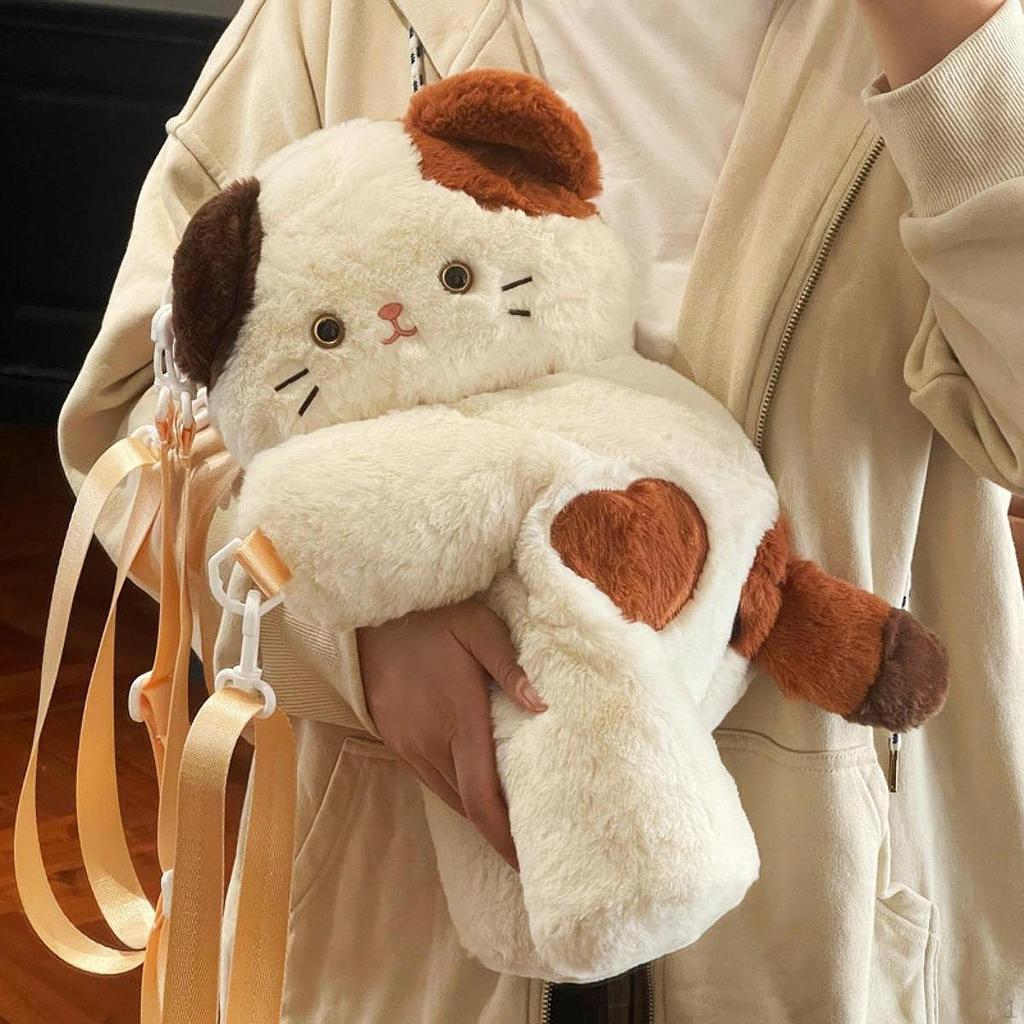 Pluszowa Torba Crossbody Lekka Nowatorska na Ramię na Zakupy Randki Na Zewnątrz